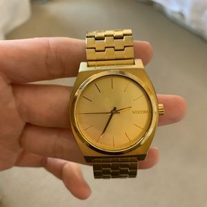 Gold Nixon watch